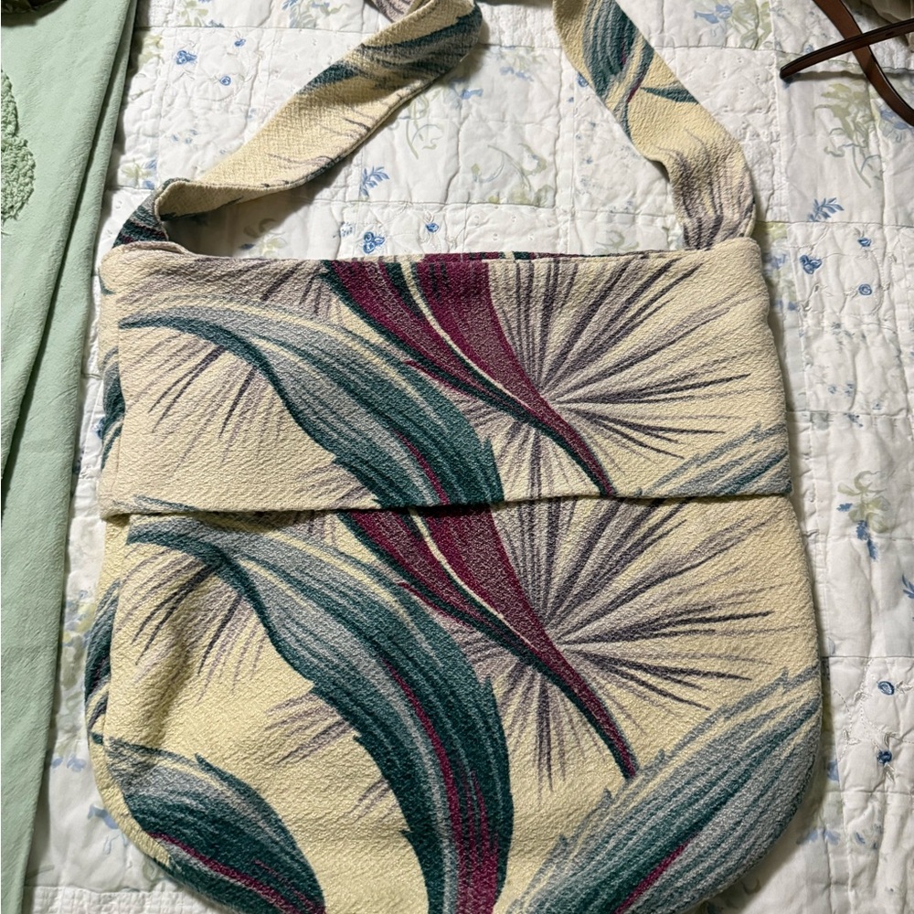 Vintage fabric huge tote